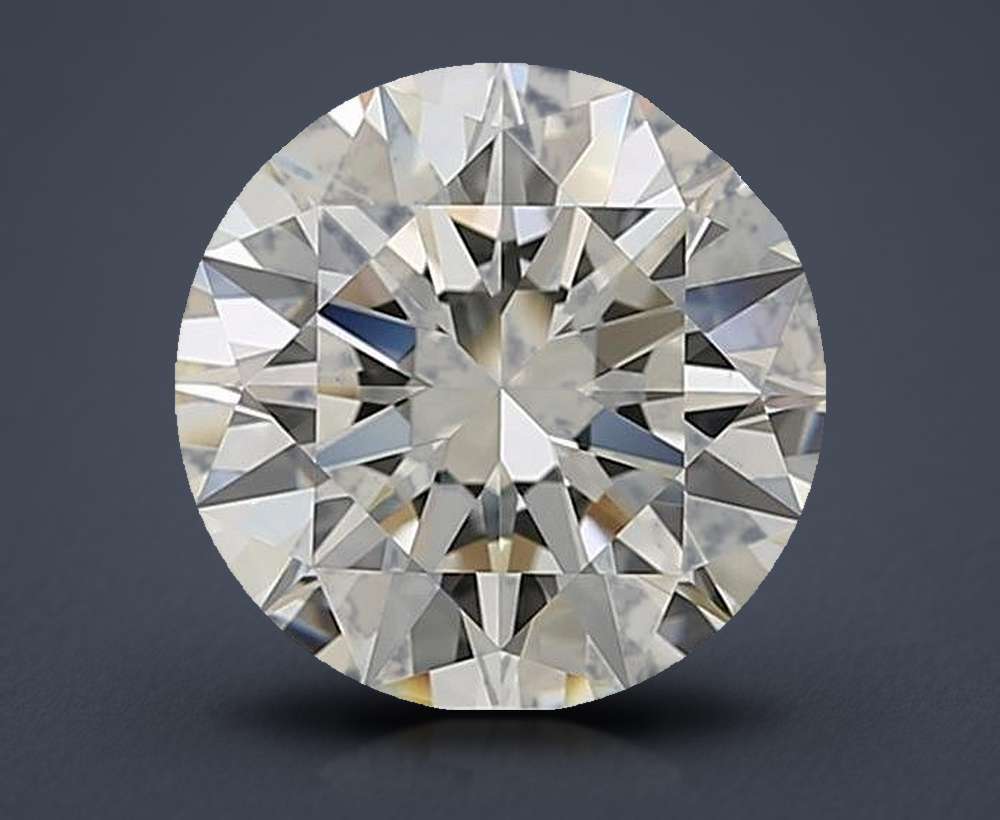 3.05ct J VS1 Rare Carat Ideal Cut Round Diamond