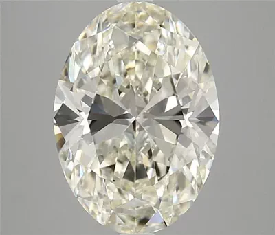 4.03ct K VS2 Rare Carat Ideal Cut Oval Diamond