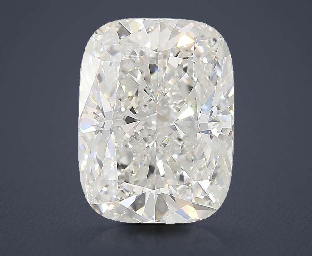5.03ct E VVS2 Rare Carat Ideal Cut Cushion Lab Grown Diamond