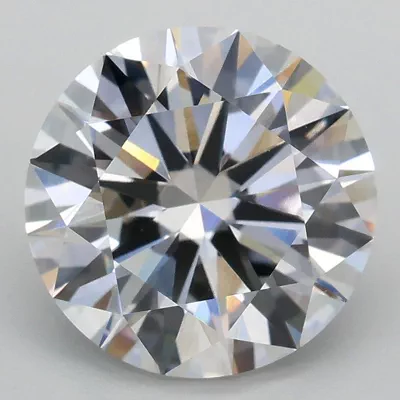 3.01ct E VS1 Rare Carat Ideal Cut Round Lab Grown Diamond
