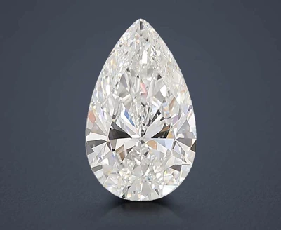 10.04ct F VVS2 Rare Carat Ideal Cut Pear Lab Grown Diamond
