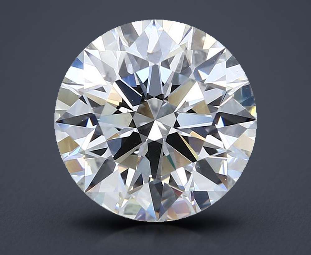 5.04ct F VVS2 Rare Carat Ideal Cut Round Lab Grown Diamond