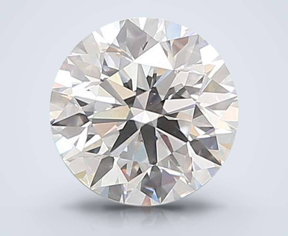 2.82ct E VS1 Excellent Cut Round Lab Grown Diamond