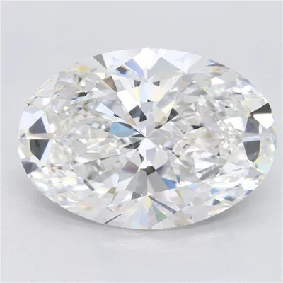 5.02ct E VVS2 Rare Carat Ideal Cut Oval Lab Grown Diamond
