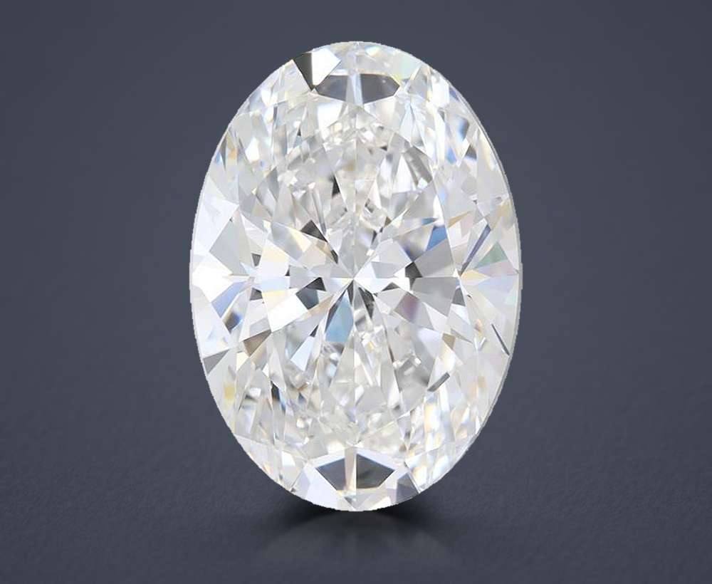 5.02ct E VVS2 Rare Carat Ideal Cut Oval Lab Grown Diamond