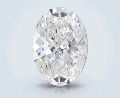 5.02ct E VVS2 Rare Carat Ideal Cut Oval Lab Grown Diamond