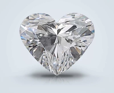 0.62ct E VS2 Rare Carat Ideal Cut Heart Diamond