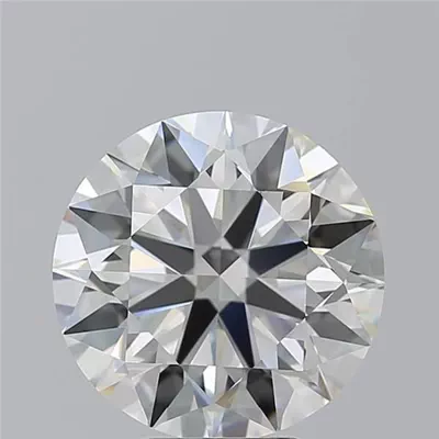 5.52ct I VVS2 Rare Carat Ideal Cut Round Diamond