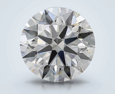 5.52ct I VVS2 Rare Carat Ideal Cut Round Diamond