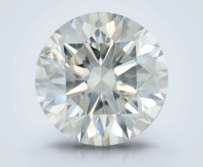 7.04ct J SI2 Excellent Cut Round Diamond