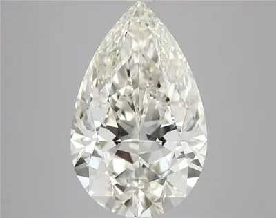 5.08ct I VVS2 Rare Carat Ideal Cut Pear Diamond
