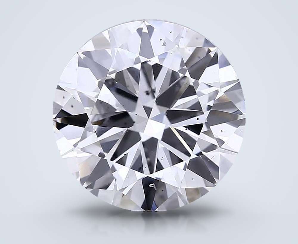 10.00ct E SI1 Very Good Cut Round Lab Grown Diamond
