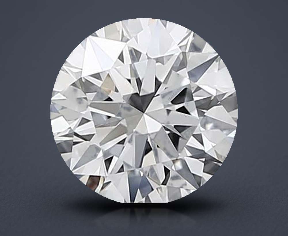 1.24ct F IF Rare Carat Ideal Cut Round Lab Grown Diamond