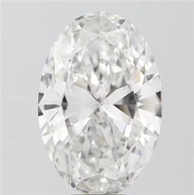 10.02ct F VS2 Rare Carat Ideal Cut Oval Lab Grown Diamond