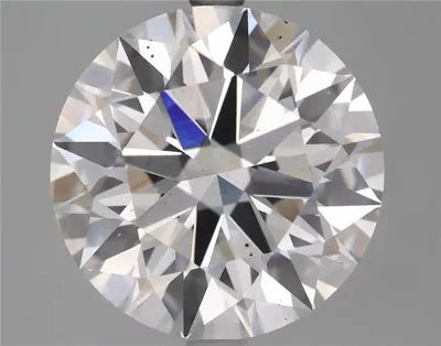 4.56ct F SI1 Rare Carat Ideal Cut Round Lab Grown Diamond