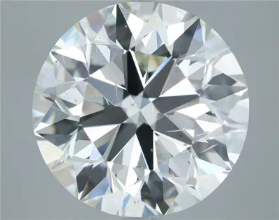 5.02ct H SI1 Excellent Cut Round Diamond