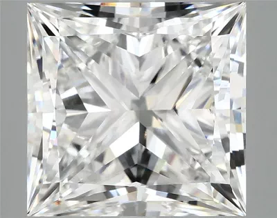 8.00ct F VVS2 Rare Carat Ideal Cut Princess Lab Grown Diamond