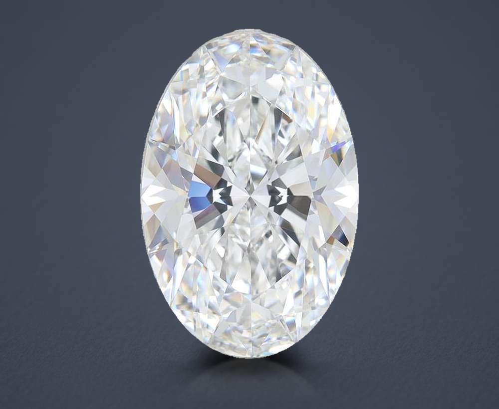 10.57ct F VVS2 Rare Carat Ideal Cut Oval Lab Grown Diamond