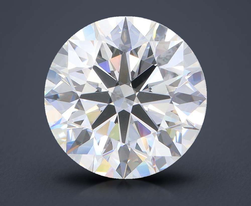 4.54ct F VVS1 Rare Carat Ideal Cut Round Lab Grown Diamond