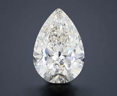 30.58ct G SI1 Rare Carat Ideal Cut Pear Lab Grown Diamond
