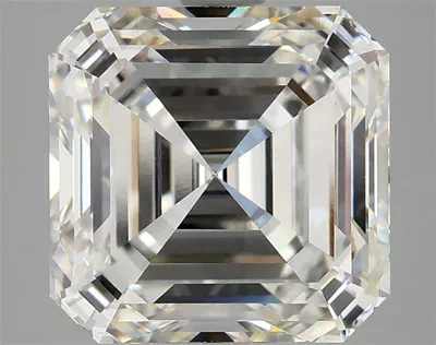 4.10ct F VVS2 Rare Carat Ideal Cut Asscher Lab Grown Diamond