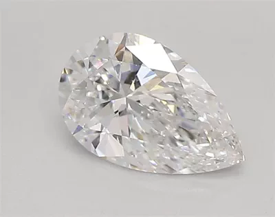 0.80ct D VVS1 Rare Carat Ideal Cut Pear Lab Grown Diamond