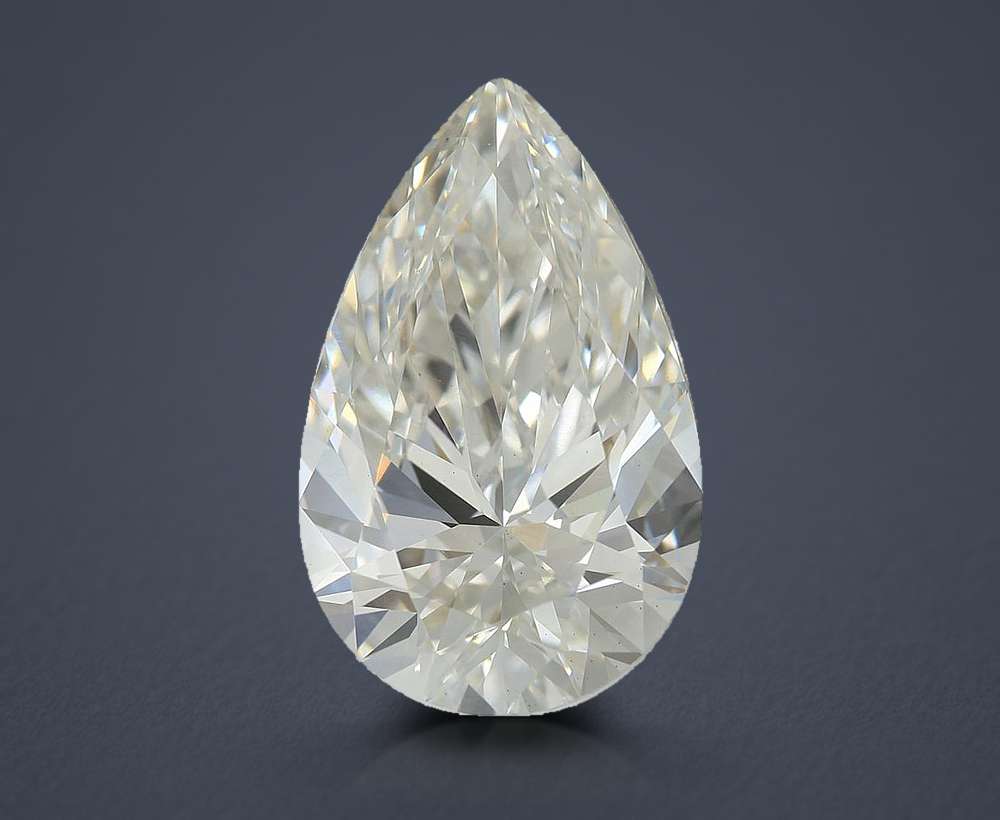 5.18ct G VS1 Rare Carat Ideal Cut Pear Lab Grown Diamond