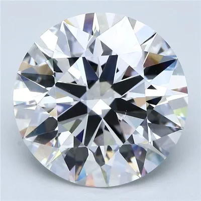 8.10ct E VS2 Rare Carat Ideal Cut Round Diamond