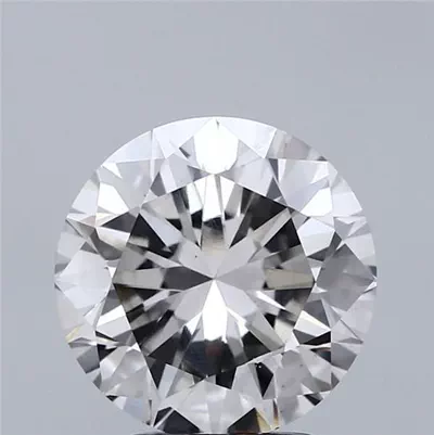 3.17ct I VS2 Very Good Cut Round Lab Grown Diamond