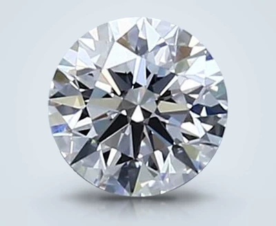 0.42ct D VVS2 Rare Carat Ideal Cut Round Diamond