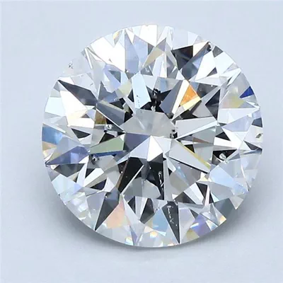 3.05ct D SI1 Rare Carat Ideal Cut Round Diamond
