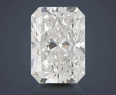 3.27ct F VS1 Rare Carat Ideal Cut Radiant Lab Grown Diamond