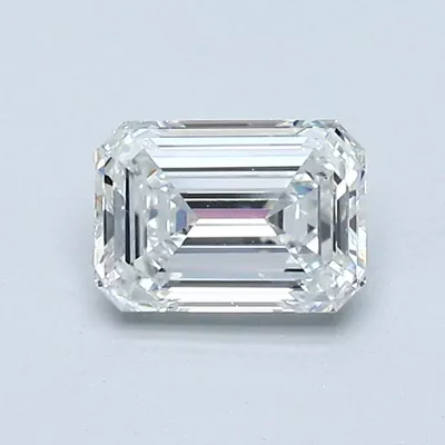0.70ct F VS1 Rare Carat Ideal Cut Emerald Diamond