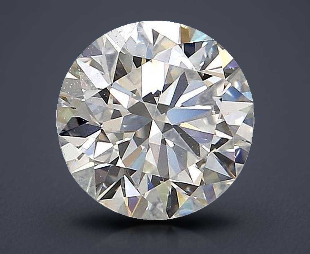 2.01ct I VS2 Rare Carat Ideal Cut Round Diamond