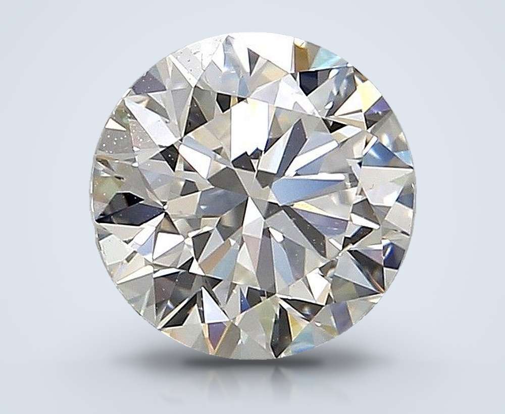 2.01ct I VS2 Rare Carat Ideal Cut Round Diamond