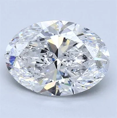 1.80ct D SI2 Rare Carat Ideal Cut Oval Diamond