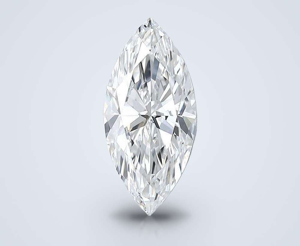 5.16ct F VVS2 Rare Carat Ideal Cut Marquise Lab Grown Diamond
