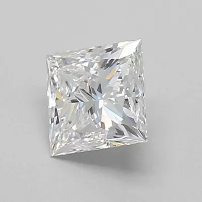 0.91ct E VS1 Rare Carat Ideal Cut Princess Lab Grown Diamond