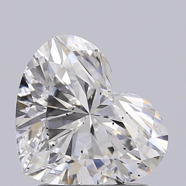 1.59ct F SI1 Good Cut Heart Lab Grown Diamond