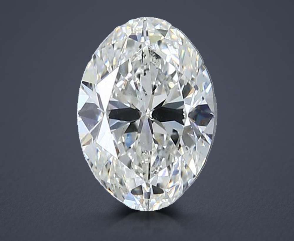 1.51ct H SI1 Rare Carat Ideal Cut Oval Diamond