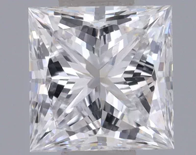 0.53ct D VVS2 Very Good Cut Princess Lab Grown Diamond
