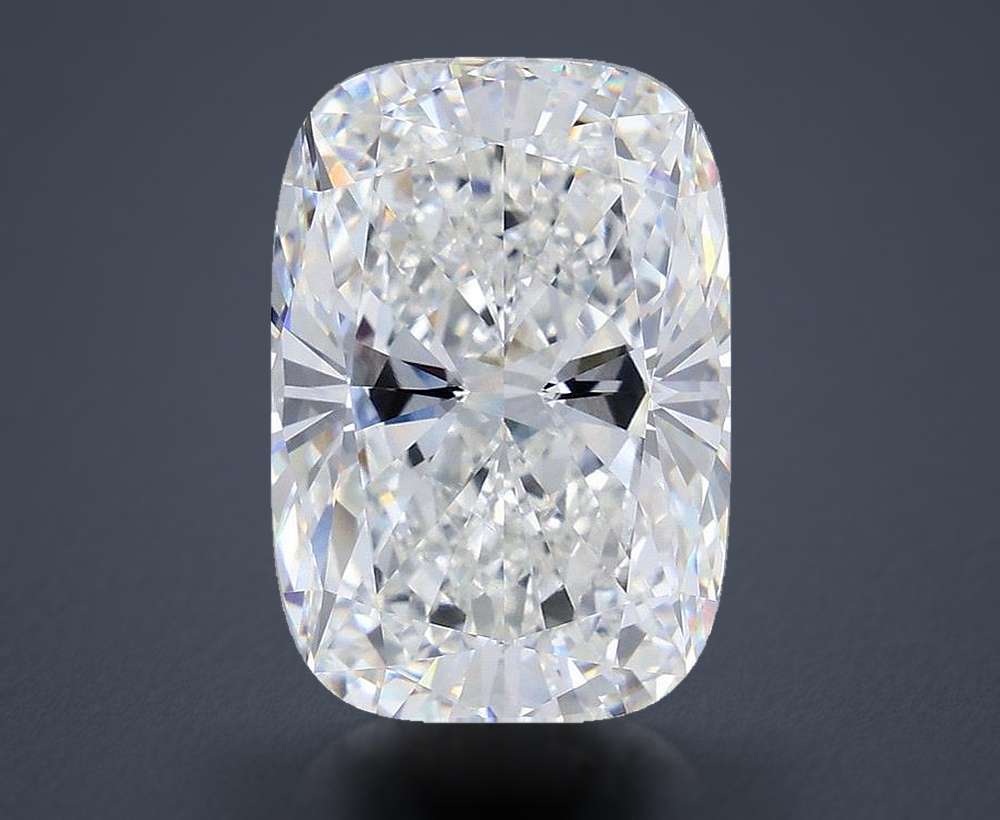 12.53ct F VVS2 Rare Carat Ideal Cut Cushion Lab Grown Diamond