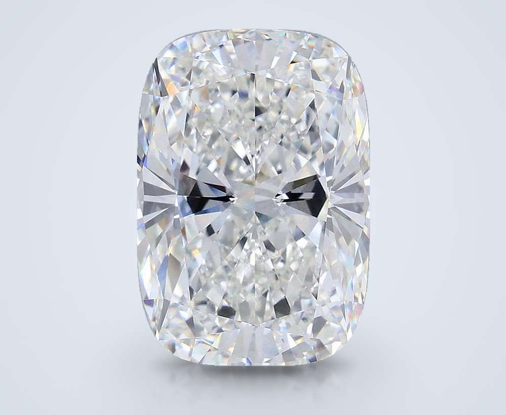 12.53ct F VVS2 Rare Carat Ideal Cut Cushion Lab Grown Diamond