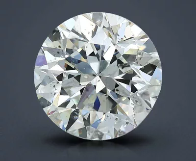 5.04ct J SI2 Very Good Cut Round Diamond