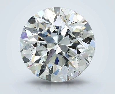 5.04ct J SI2 Very Good Cut Round Diamond