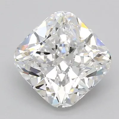 2.69ct D VVS1 Rare Carat Ideal Cut Cushion Lab Grown Diamond