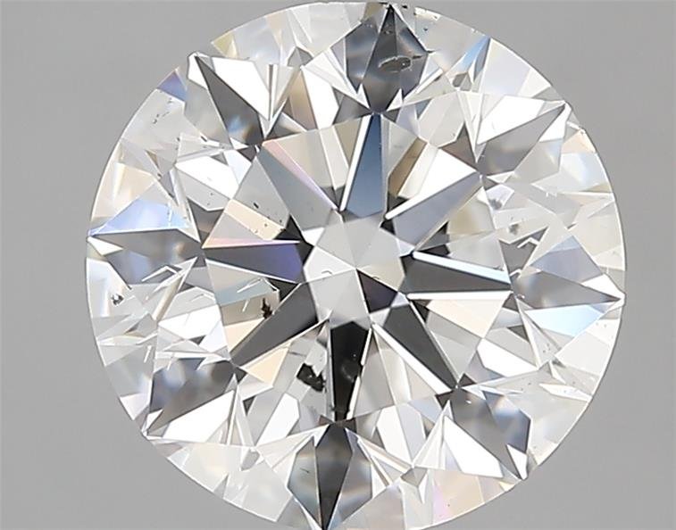 3.02ct H SI2 Excellent Cut Round Diamond