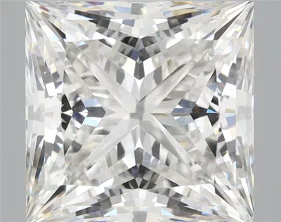 7.03ct G VS1 Rare Carat Ideal Cut Princess Lab Grown Diamond