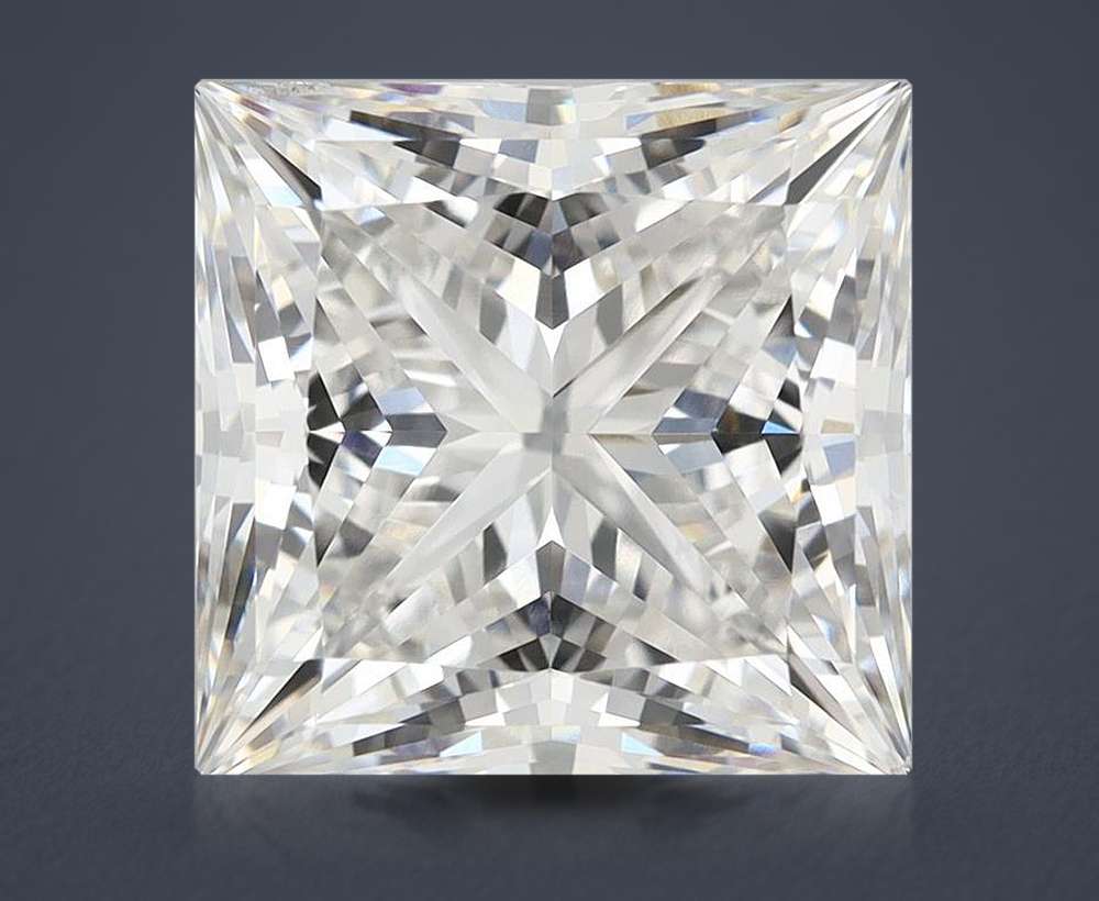 7.03ct G VS1 Rare Carat Ideal Cut Princess Lab Grown Diamond