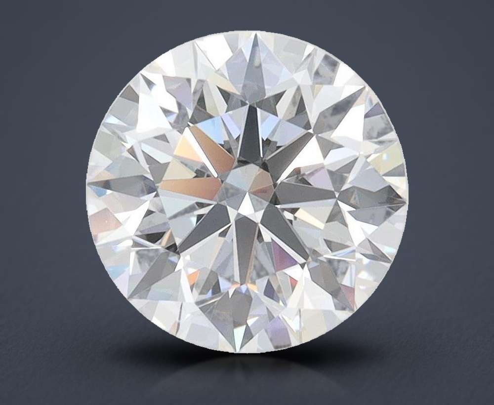 2.44ct D VVS1 Rare Carat Ideal Cut Round Lab Grown Diamond